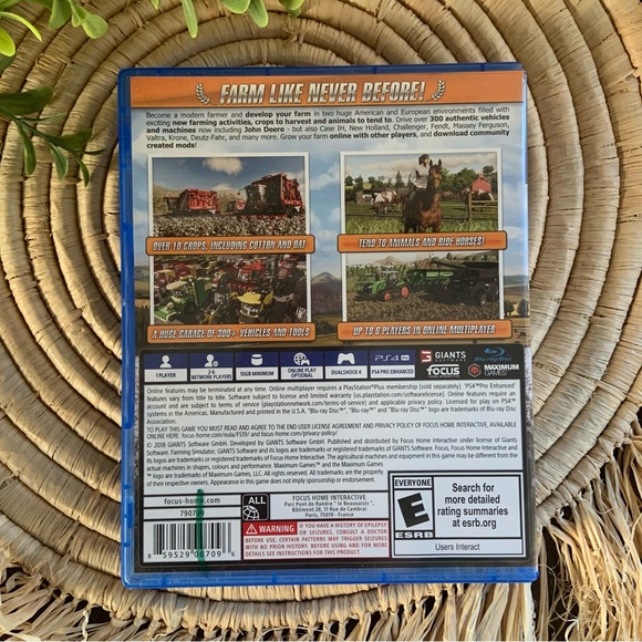 PLAYSTATION PS4 Farming Simulator 19 E For Everyone Video Game - Picture 2 of 5